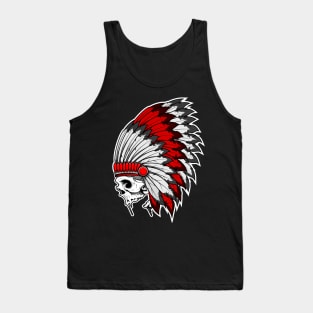 Indian skull Tank Top